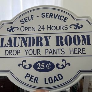 Laundry Room Tin sign